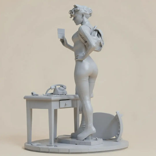 Unbemalte 3d Figur Catwoman Detective 3d Bemalung Diy Geschenk Farben 20 Cm 1:8