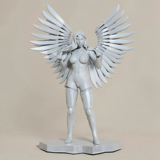 Unpainted 3D Figur Wonder Woman Golden Wing Painting Diy Geschenk Farben 20 Cm 1:8