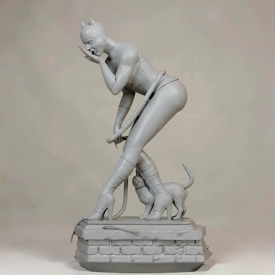 Unbemalte 3d Figur Catwoman V9 Aus Dc Bemalung Diy Geschenk Farben 30 Cm 1:6