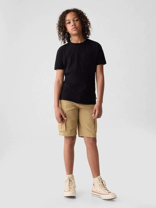 Kinder-Shorts/Bermudas Stoff Khaki