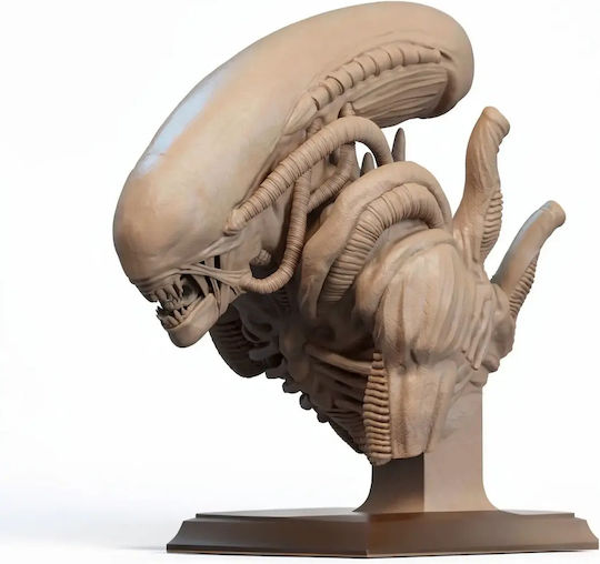 Άβαφη 3d Φιγούρα Alien Couple Bust Βάψιμο Diy Δώρο Χρώματα 20 Cm 1:8