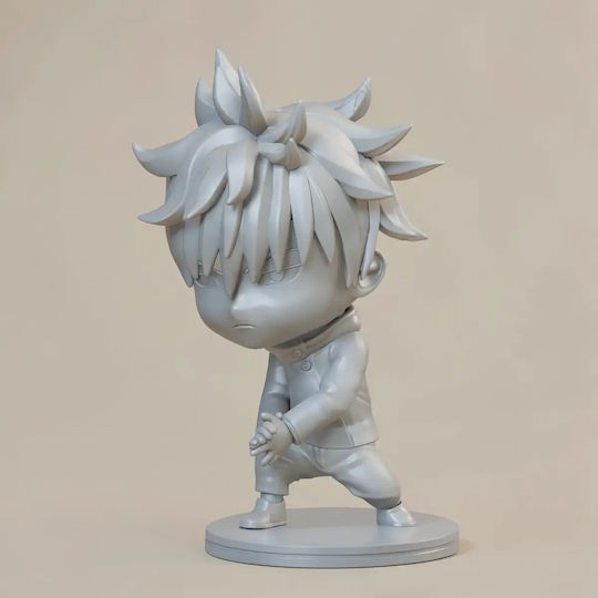 Небоядисана 3D Фигура Megumi Fushiguro Chibi Jujutsu Kaisen 3D Модел Боядисване DIY Подарък Цветове 30 см 1:6