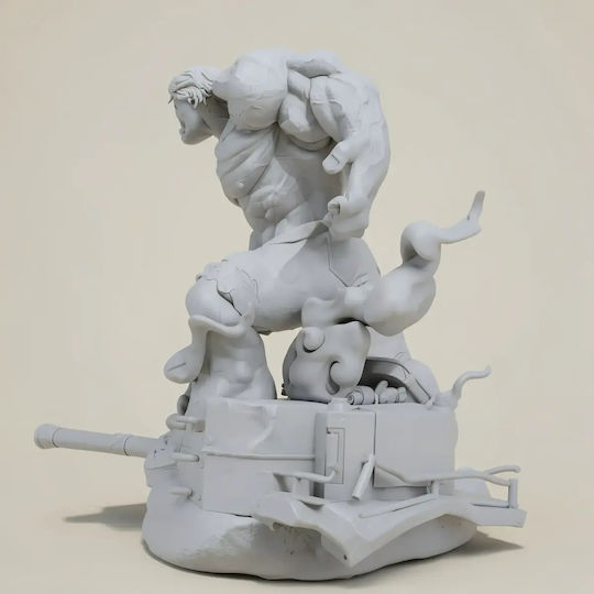 Unpainted 3D Figure Hulk Tank Base Painting DIY Gift Colors 20 Cm 1:8