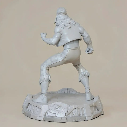 Άβαφη 3D Фигура Nightwolf Mortal Kombat 3D Модел Боядисване DIY Подарък Цветове 30 см 1:6
