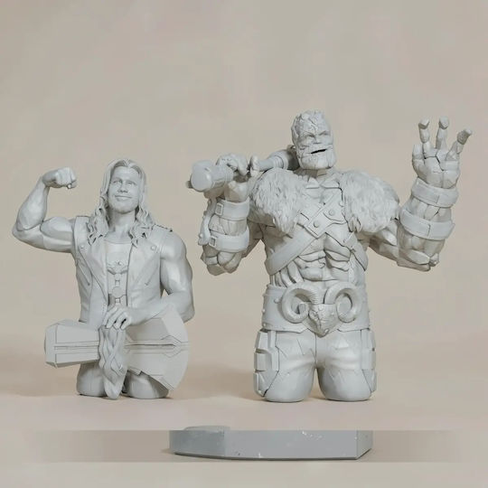 Unpainted 3D Figure Casual Thor Painting Diy Gift Colors 15.2 Cm 1:12