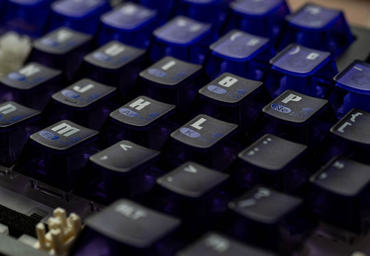 Ajazz MK87 Ασύρματο Gaming Μηχανικό Πληκτρολόγιο Tenkeyless με Custom διακόπτες και RGB φωτισμό (Αγγλικό US) Μωβ