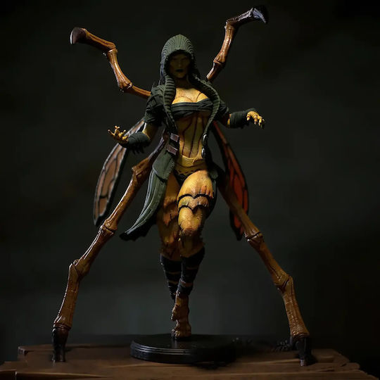 Άβαφη 3D Фигура D Vorah От Mortal Kombat Боядисване DIY Подарък Цветове 30 см 1:6