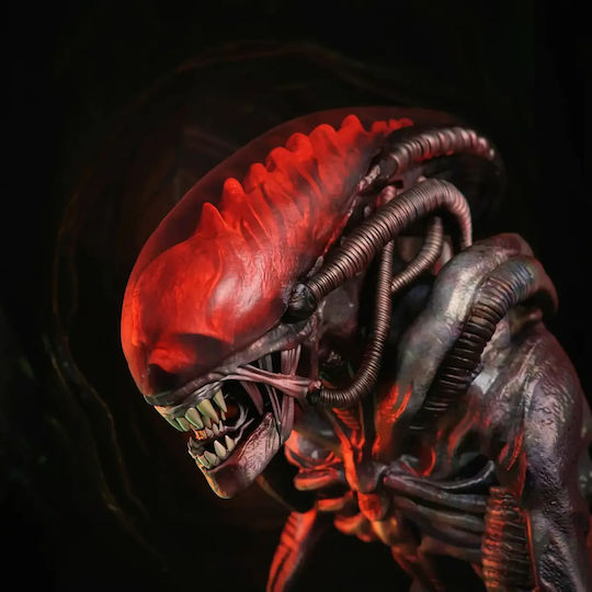 Unpainted 3D Figure Alien Couple Painting Diy Gift Colors 20 Cm 1:8