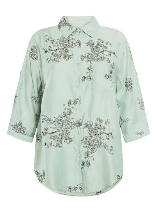 Celestino Women's Shirt Pocket Turquoise