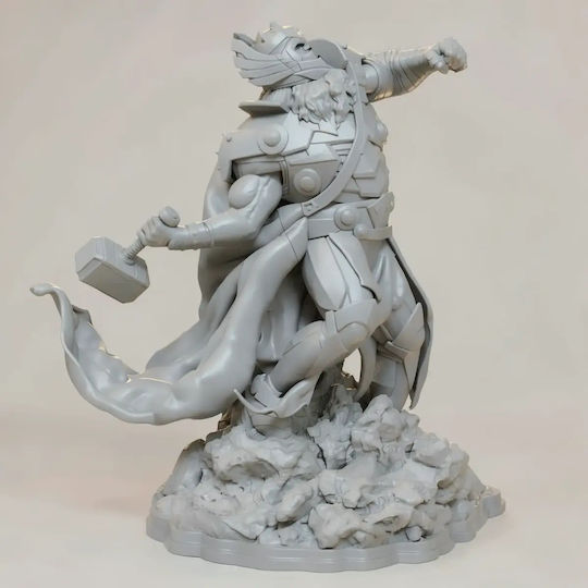 Άβαφη 3d Φιγούρα King Thor 3d Model Action Pose Βάψιμο Diy Δώρο Χρώματα 30 Cm 1:6