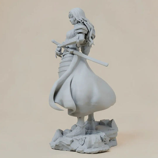 Unpainted 3D Figur Samurai Wonder Woman Painting Diy Geschenk Farben 20 Cm 1:8