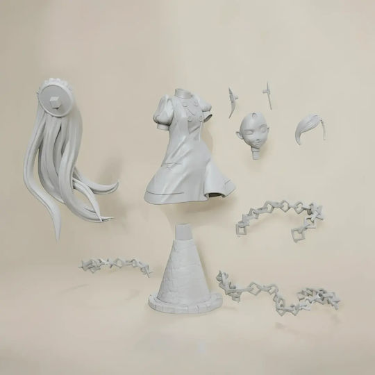 Небоядисана 3D Фигура Lavenza Бюст Persona 5 3D Модел Боядисване DIY Подарък Цветове 30 см 1:6