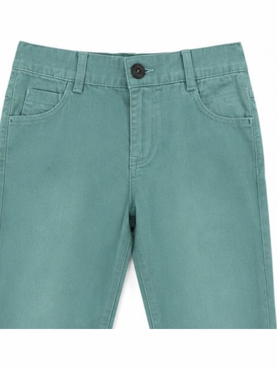 Kinderhose Stoff Türkis