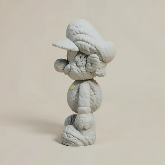 Άβαφη 3d Φιγούρα Super Basic Knitted Super Mario Βάψιμο Diy Δώρο Χρώματα 20 Cm 1:8