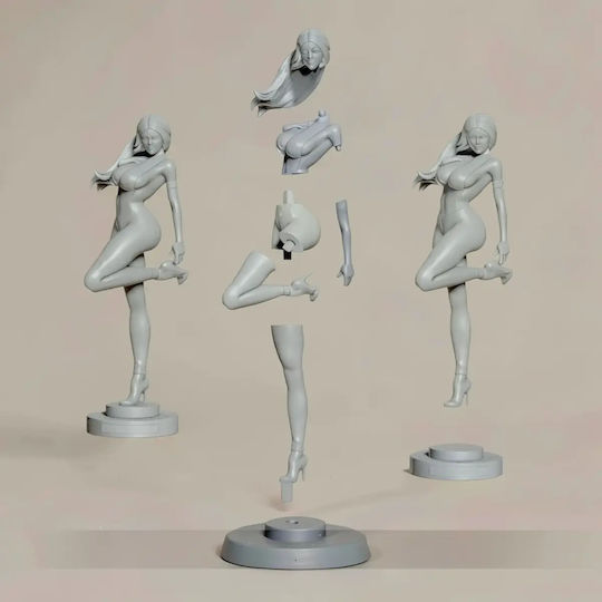 Unpainted 3D Figur Wonder Woman Rotes Anzug Bemalen Diy Geschenk Farben 15,2 Cm 1:12