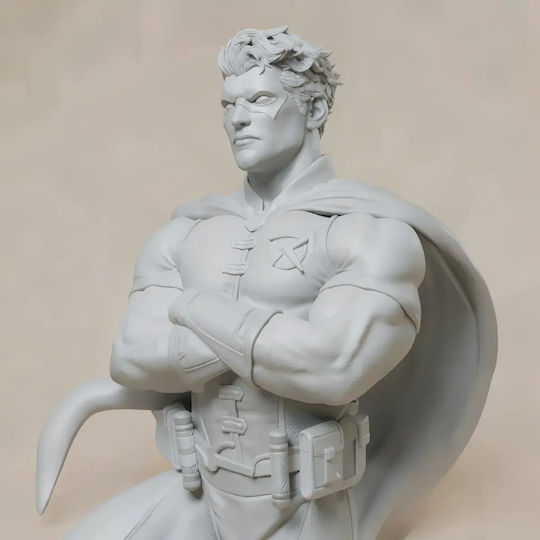 Unpainted 3D Figure Robin On Joker Base Painting Diy Gift Colors 20 Cm 1:8