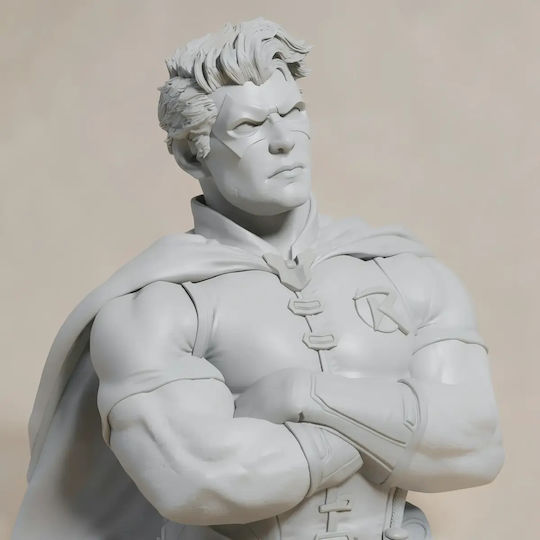 Unpainted 3D Figure Robin On Joker Base Painting Diy Gift Colors 20 Cm 1:8