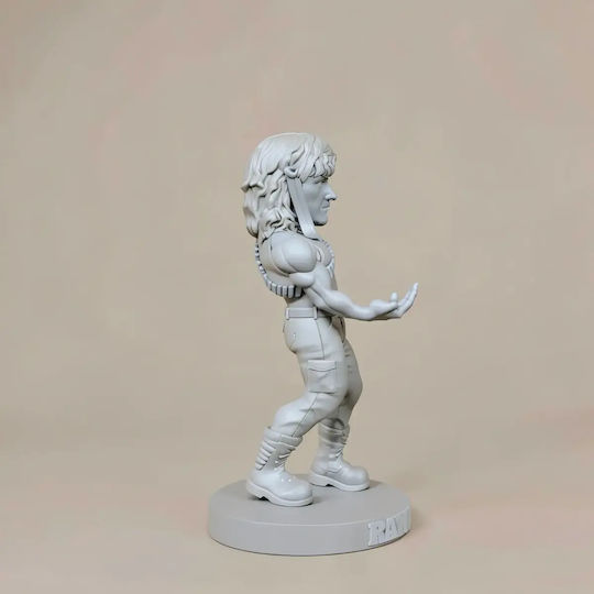 Abgearbeitete 3D Figur Rambo Joystick Halter 3D Basis Diy Geschenk Farben 15,2 Cm 1:12