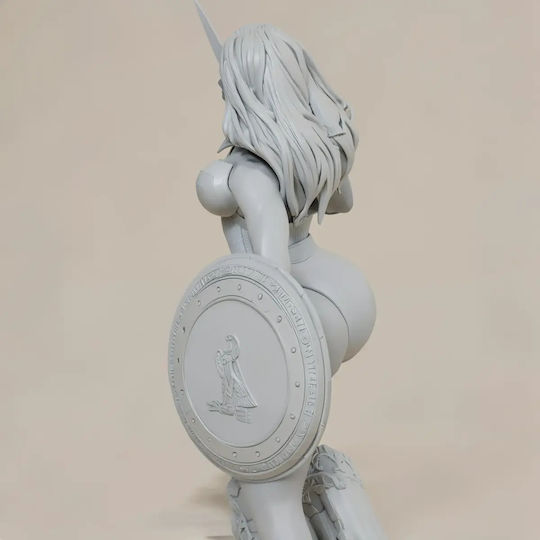 Unpainted 3D Figur Wonder Woman Shield Sword 3D Painting Diy Geschenk Farben 15,2 Cm 1:12
