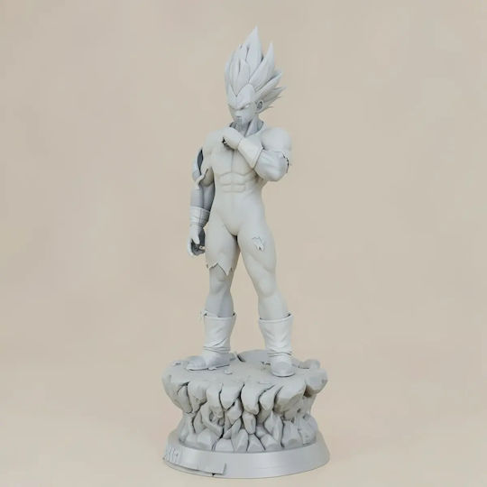 Unpainted 3D Figure Vegeta Ultra Ego Injury 3D Printing Models Painting DIY Gift Colors 20 cm 1:8