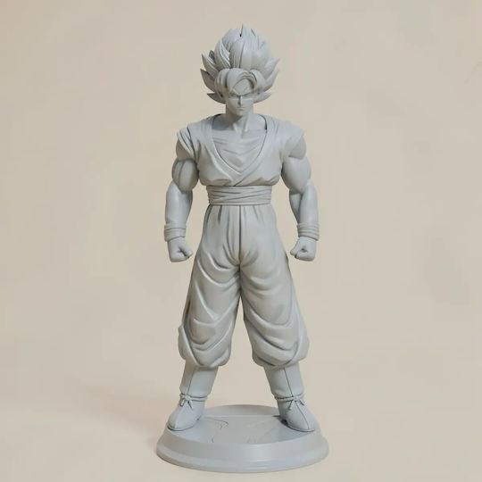 Sammlbare Figur Goku Z Warrior Stehend 3d Druckmodelle Bemalt Diy Geschenk Farben 15,2 Cm 1:12