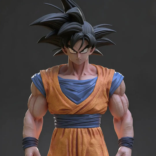 Sammlbare Figur Goku Z Warrior Stehend 3d Druckmodelle Bemalt Diy Geschenk Farben 15,2 Cm 1:12
