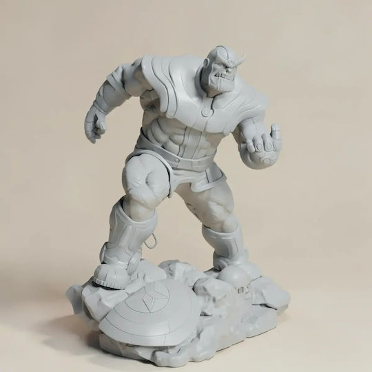 Άβαφη 3d Φιγούρα Thanos Classic Snap 3d Βάψιμο Diy Δώρο Χρώματα 20 Cm 1:8