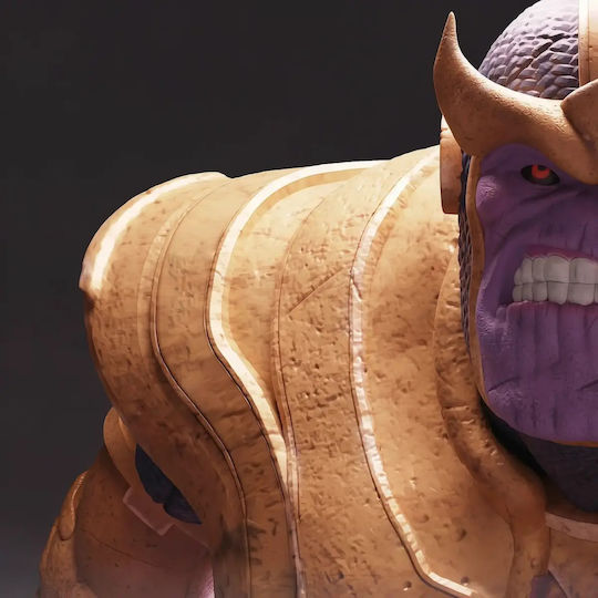 Άβαφη 3d Φιγούρα Thanos Classic Snap 3d Βάψιμο Diy Δώρο Χρώματα 20 Cm 1:8