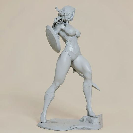 Unbemalte 3d Figur Wonder Woman Nsfw Modell Bemalung Diy Geschenk Farben 20 Cm 1:8