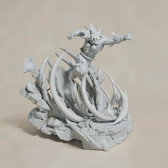 Άβαφη 3D Фигура Dragonball Super Goku Ultra Instinct 3D Печат Модели Боядисване DIY Подарък Цветове 30 см 1:6