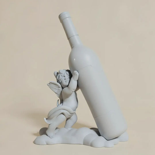 Άβαφη 3d Sammelbare Figur Cupid Weinhalter 3d Modell Skulptur Βάψιμο Diy Δώρο Χρώματα 15,2 Cm 1:12