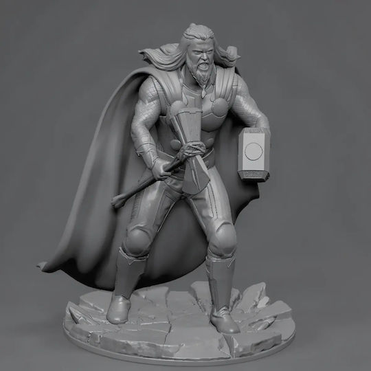 Unpainted 3D Figure Thor End Game V2 Painting DIY Gift Colors 15.2 Cm 1:12