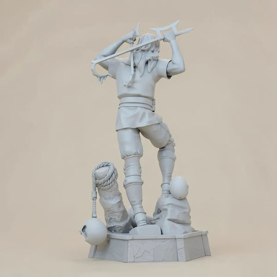 Небоядисана 3D Фигура Kabal Mortal Kombat 3 Ultimate 3D Боядисване DIY Подарък Цветове 20 см 1:8