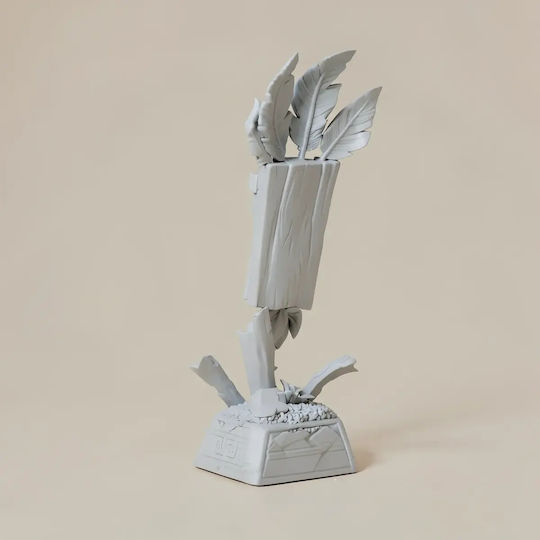 Небоядисана 3D Фигура Aku Aku Crash Bandicoot 3D Боядисване DIY Подарък Цветове 20 См 1:8