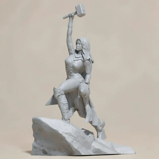 Unpainted 3D Figure Lady Thor Jane Foster 3D Model V2 Painting DIY Gift Colors 20 Cm 1:8