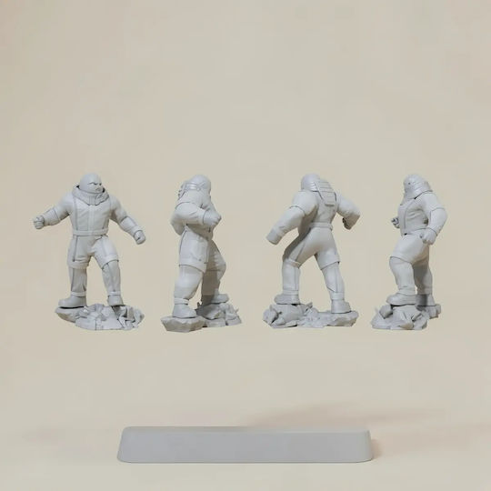 Unpainted 3D Figure Juggernaut Yellow Prisoner Deadpool 2 Painting Diy Gift Colors 30 Cm 1:6