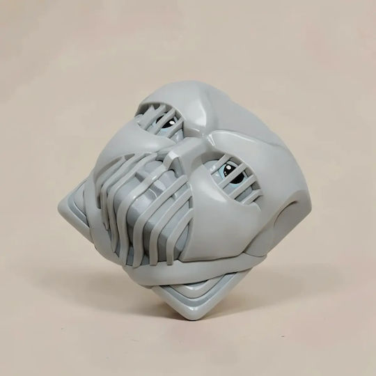 Unbemalte 3d Figur Attack on Titan Keycaps Collection Diy Bemalung Geschenk Farben 15,2 Cm 1:12