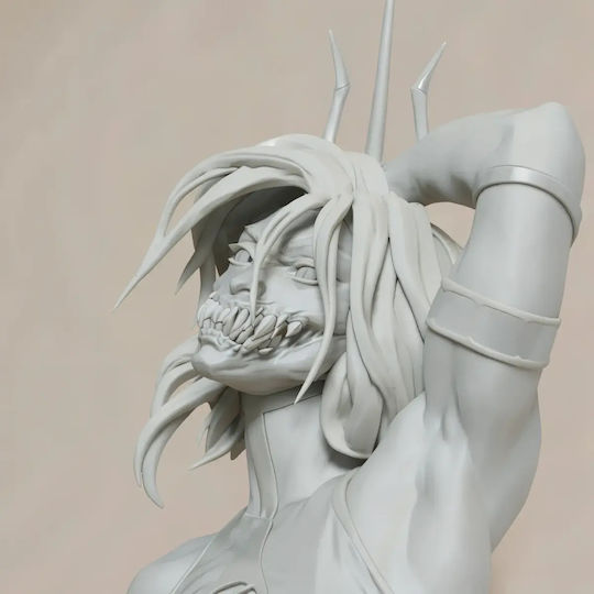 Άβαφη 3D Фигура Mileena V2 От Mortal Kombat Боядисване DIY Подарък Цветове 20 см 1:8