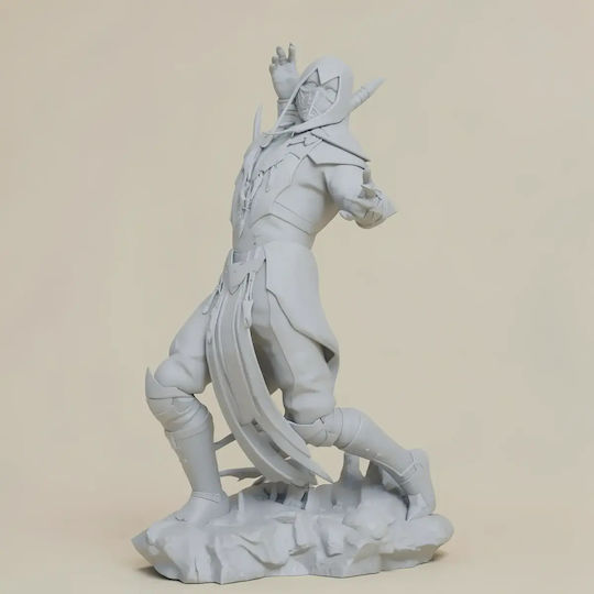 Небоядисана 3D Фигура Noob Saibot Mortal Kombat Боядисване DIY Подарък Цветове 30 см 1:6
