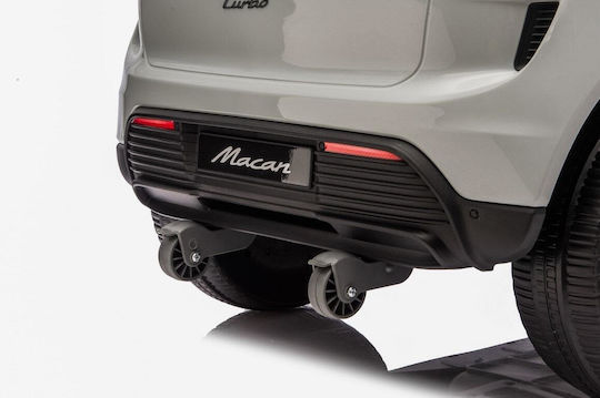 Porsche Macan Turbo 4x4 Doppelsitzer mit Fernbedienung Lizensiert 12 Volt Graue Für 1+ Jahre