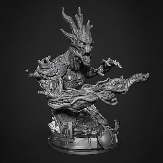 Άβαφη 3d Φιγούρα Groot Comics Bust Βάψιμο Diy Δώρο Χρώματα 20 Cm 1:8