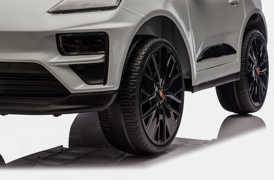 Porsche Macan Turbo 4x4 Doppelsitzer mit Fernbedienung Lizensiert 12 Volt Graue Für 1+ Jahre
