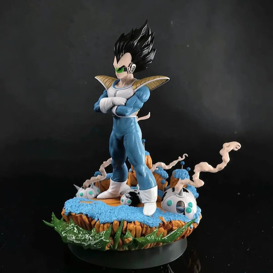 Небоядисана 3D Фигура Vegeta Holding Dragonball 3D Печат Модели Боядисване DIY Подарък Цветове 15,2 См 1:12