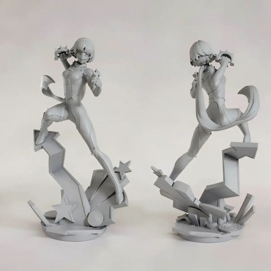Небоядисана 3D Фигура Makoto Nijima Persona 5 Статуи 3D Печат Боядисване DIY Подарък Цветове 15,2 См 1:12