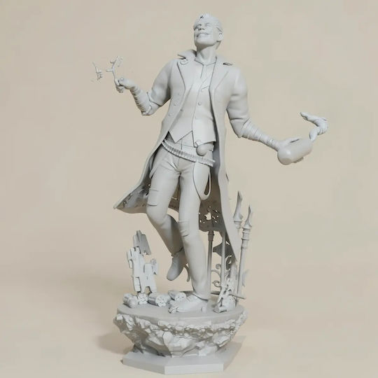 Небоядисана 3D Фигура Joker Hahaha Sculptures 3D Печат Боядисване DIY Подарък Цветове 30 см 1:6