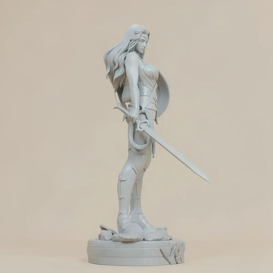 Unpainted 3D Figur Wonder Woman Princess Diana 3D Bemalung Diy Geschenk Farben 30 Cm 1:6