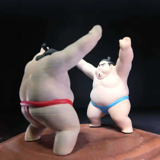 iLovePrints Sammelbare Figuren Άβαφη 3d Art der Figur Super Basic Sumo Napkin Holder Basis Diy Δώρο Farben 30 Cm 1:6