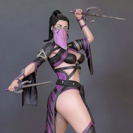 Άβαφη 3D Фигура Mileena Mortal Kombat 180мм Боядисване DIY Подарък Цветове 15,2 см 1:12