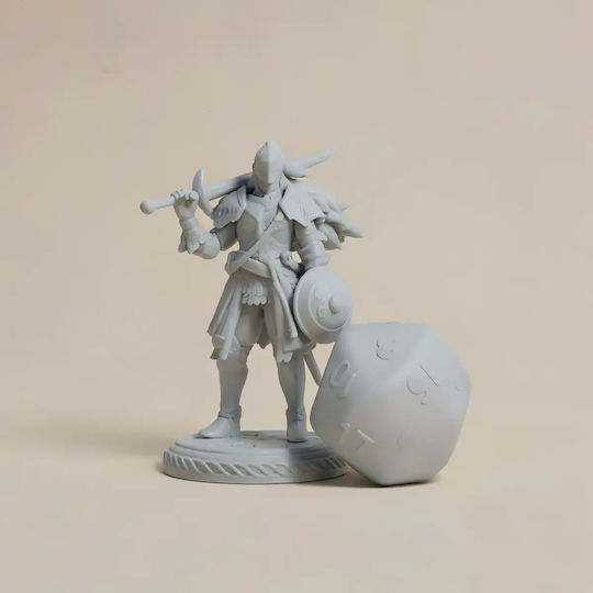 Небоядисана 3D Фигура Savage Wolf 32мм 3D Боядисване DIY Подарък Цветове 30 см 1:6