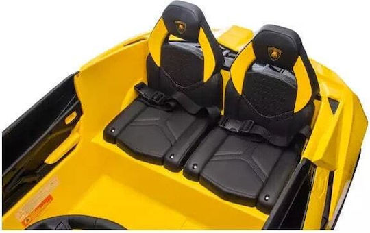 Lamborghini Revuelto 4x4 Doppelsitzer mit Fernbedienung Lizensiert 24 Volt Gelb für 2+ Jahre